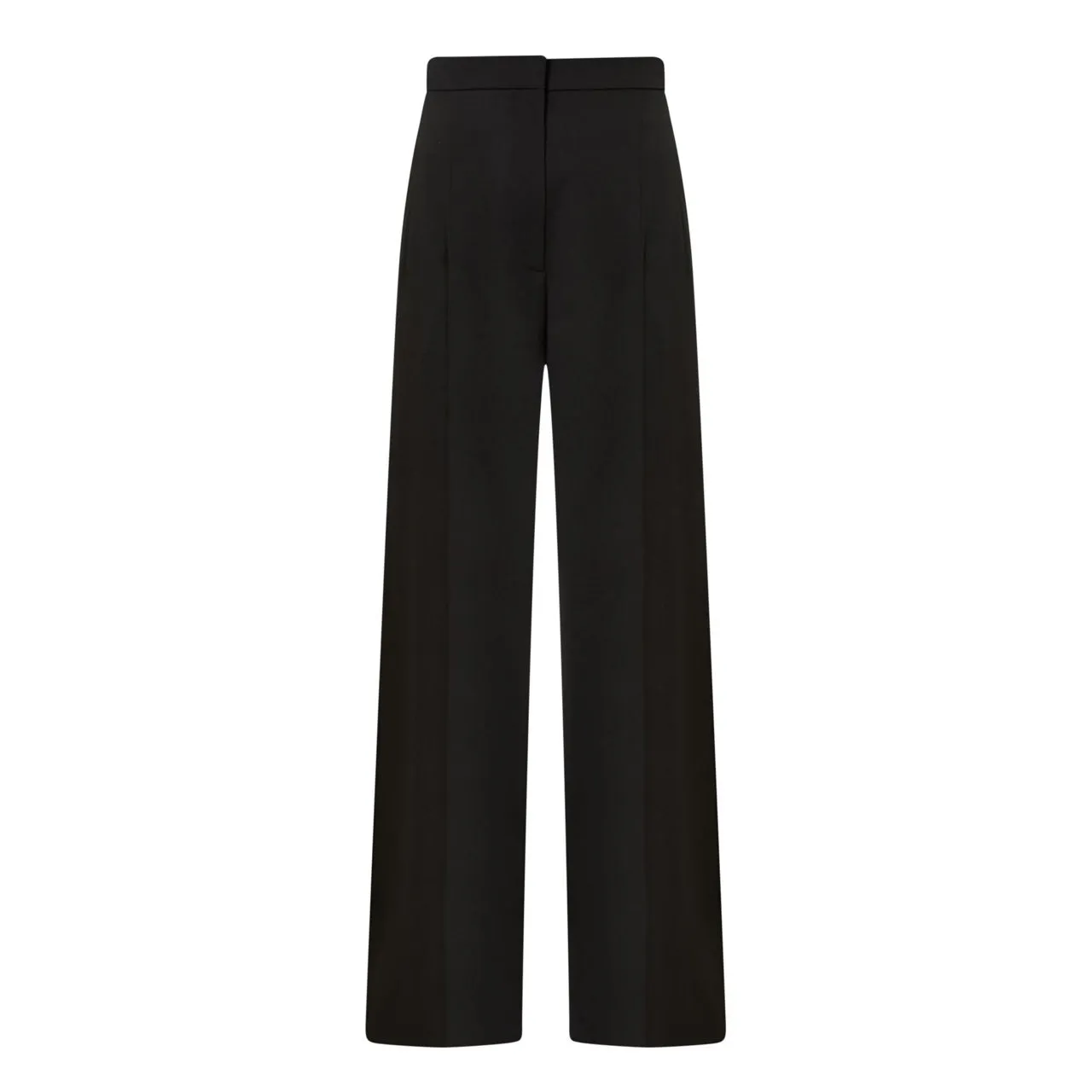 ALEXANDER MCQUEEN High-Rise Wide Leg Trousers - Black