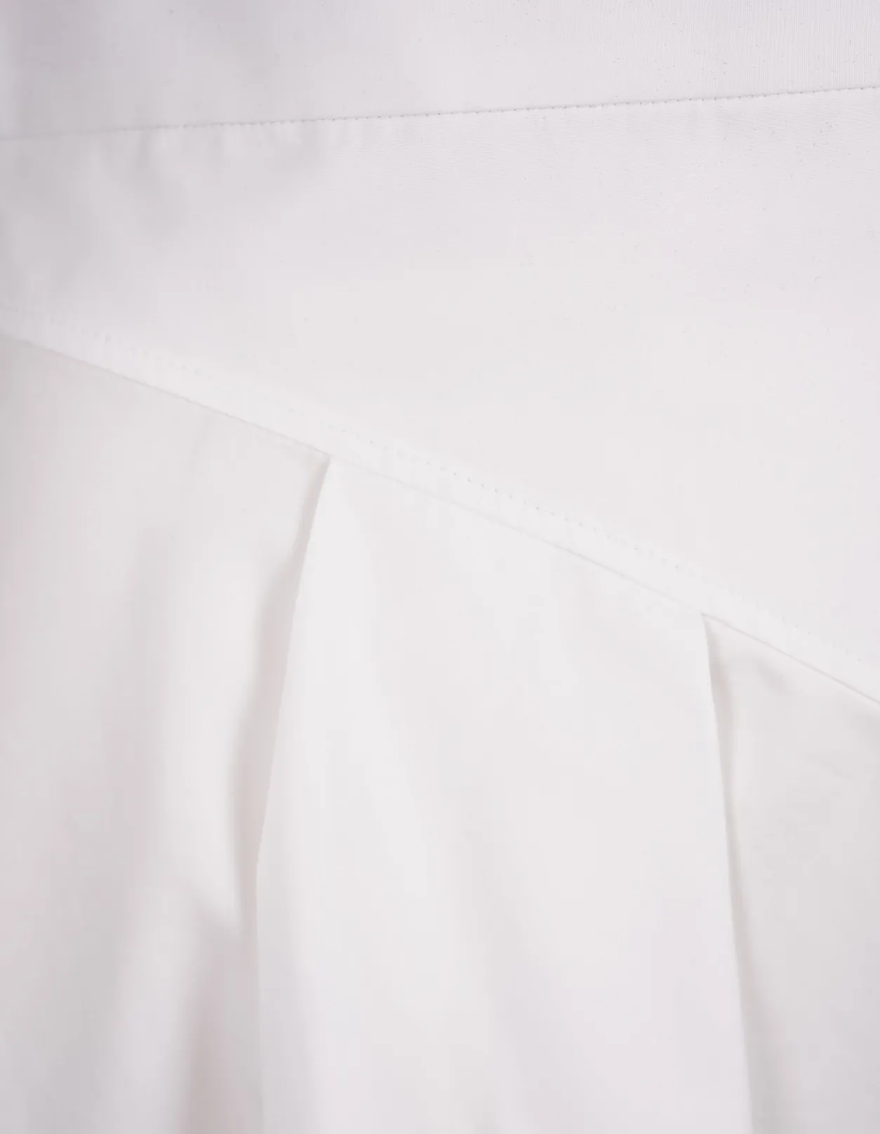 ALEXANDER MCQUEEN White Flared Asymmetric Midi Skirt