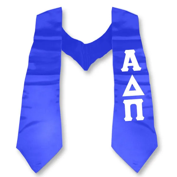 Alpha Delta Pi Printed Budget Graduation Stole - CAD