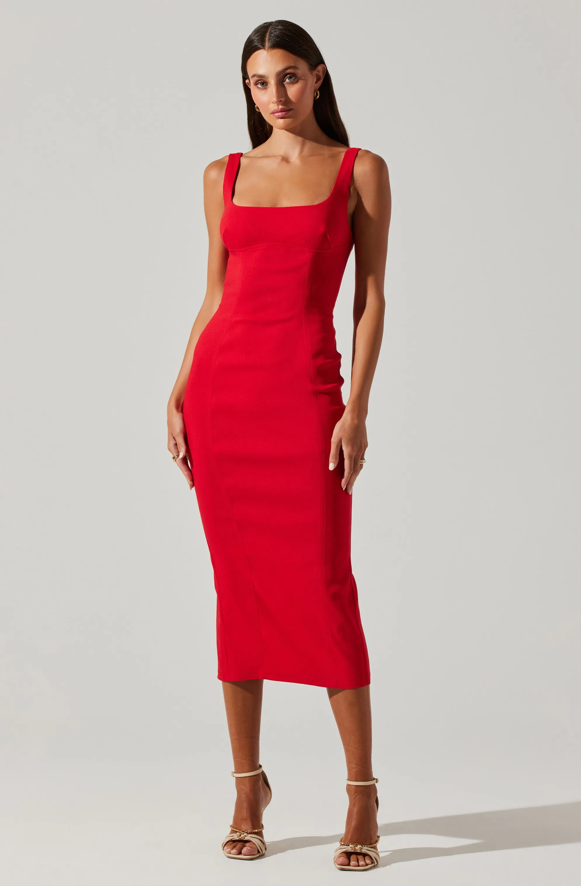 Anthia Bodycon Midi Dress