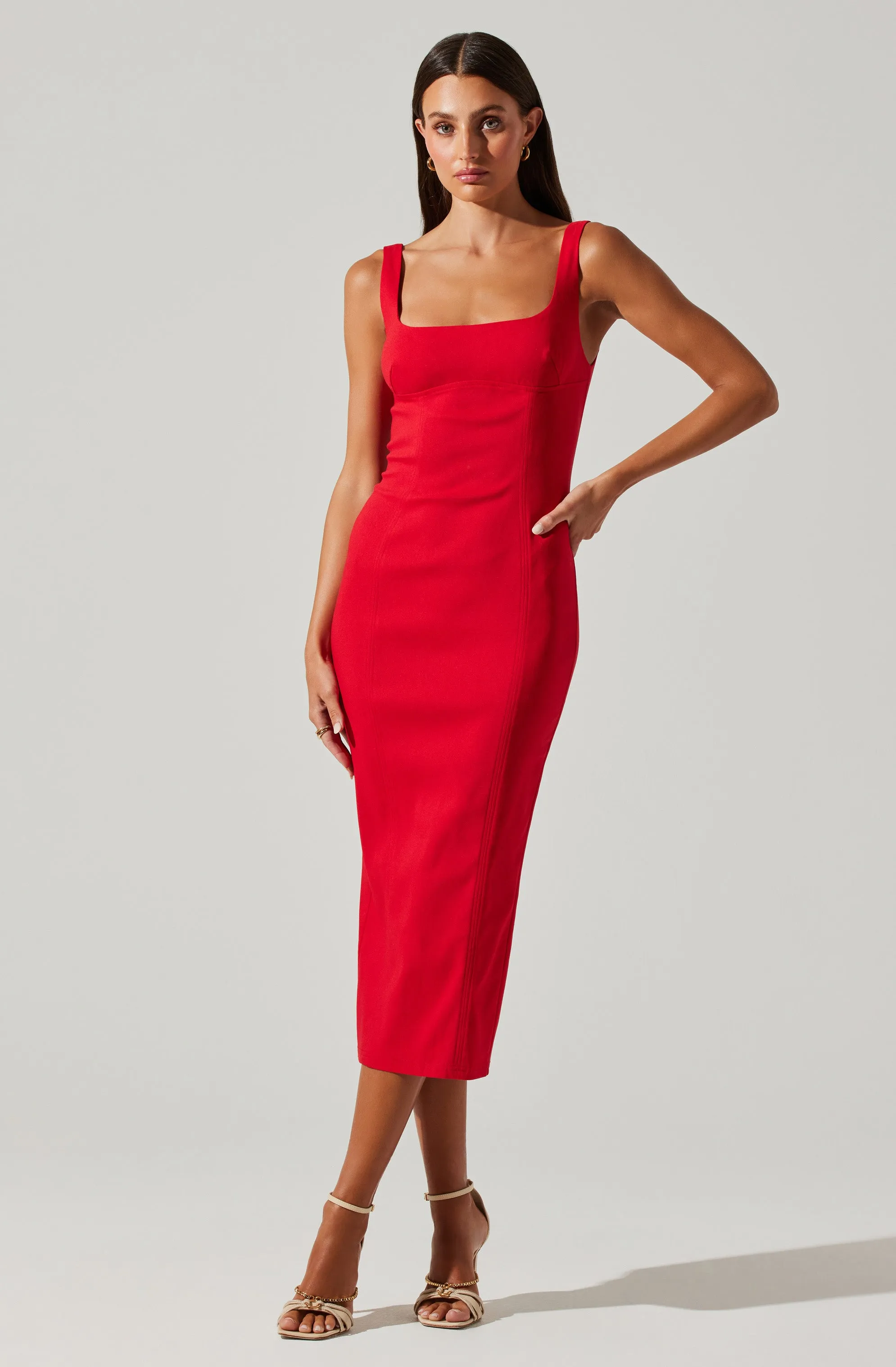 Anthia Bodycon Midi Dress