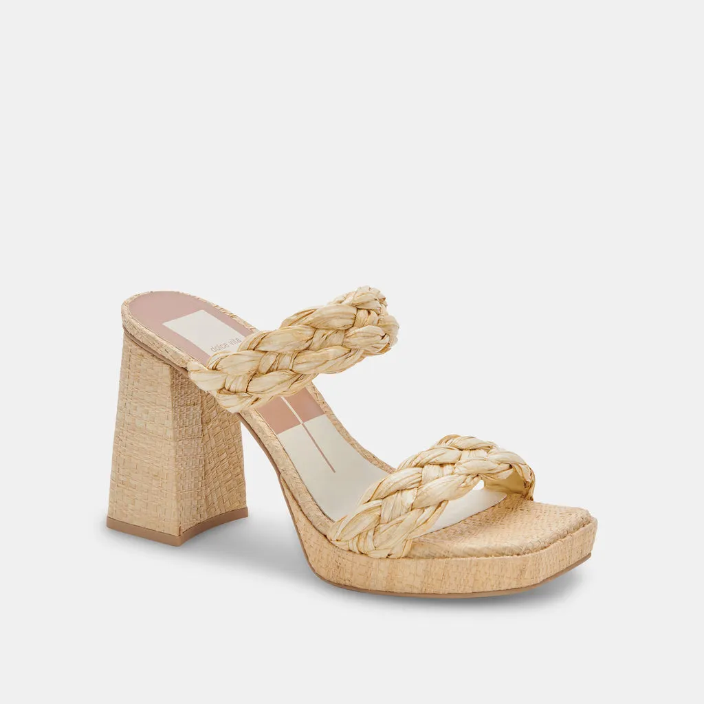 ASHBY Platform Heels Light Natural Stella | Natural Heeled Sandals– Dolce Vita 6821612453954