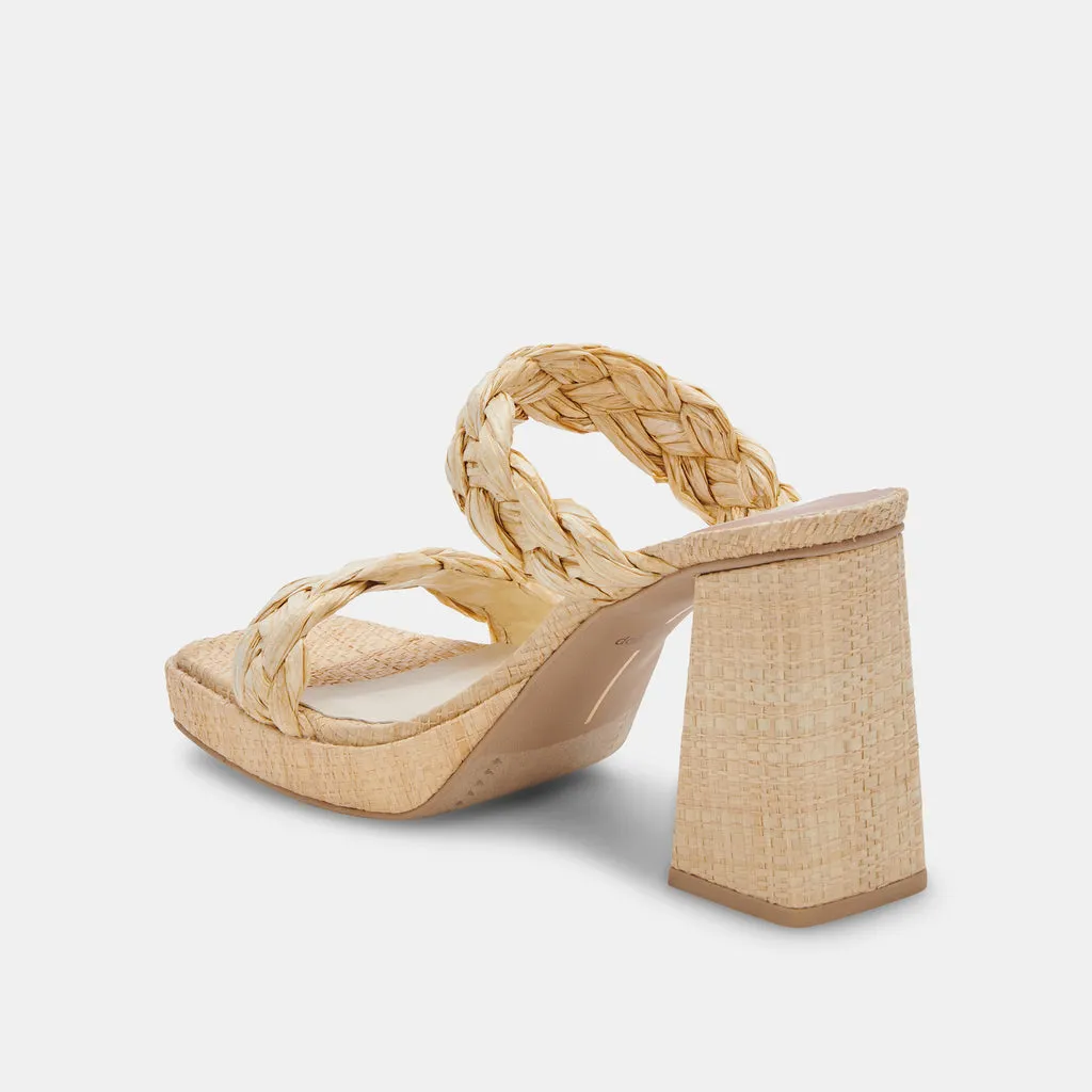 ASHBY Platform Heels Light Natural Stella | Natural Heeled Sandals– Dolce Vita 6821612453954