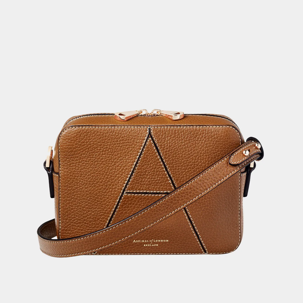 ASPINAL OF LONDON ONLINE EXCLUSIVE Camera Crossbody Bag - Tan