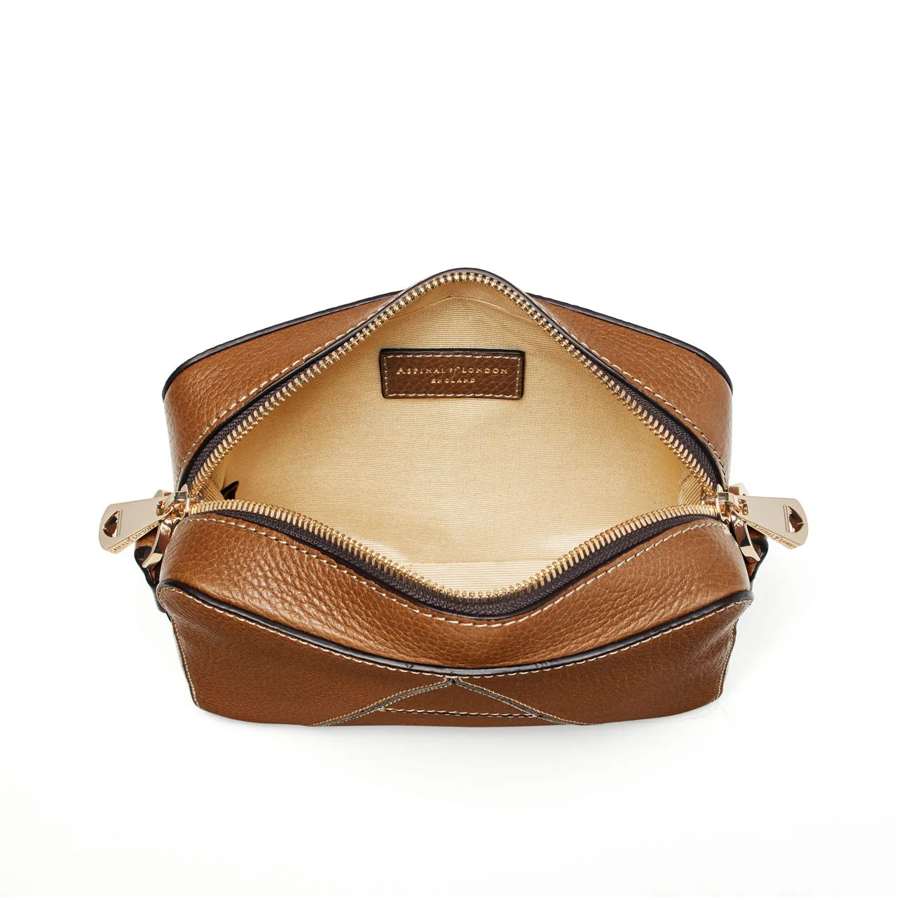 ASPINAL OF LONDON ONLINE EXCLUSIVE Camera Crossbody Bag - Tan