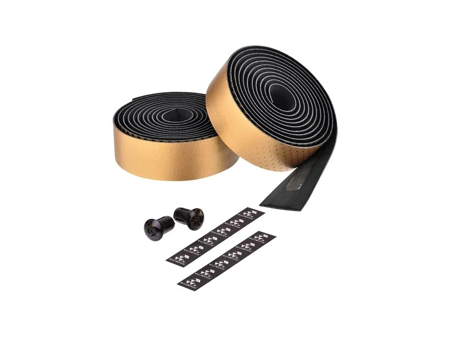 CICLOVATION BAR TAPE ADVANCED LEATHER TOUCH METALLIC GOLD