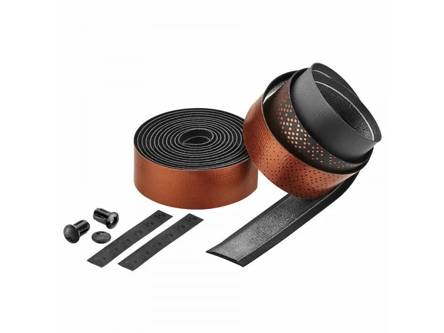 CICLOVATION BAR TAPE ADVANCED LEATHER TOUCH SHINING METALLIC CRYSTAL ORANGE