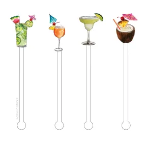 Cocktails Acrylic Stir Sticks