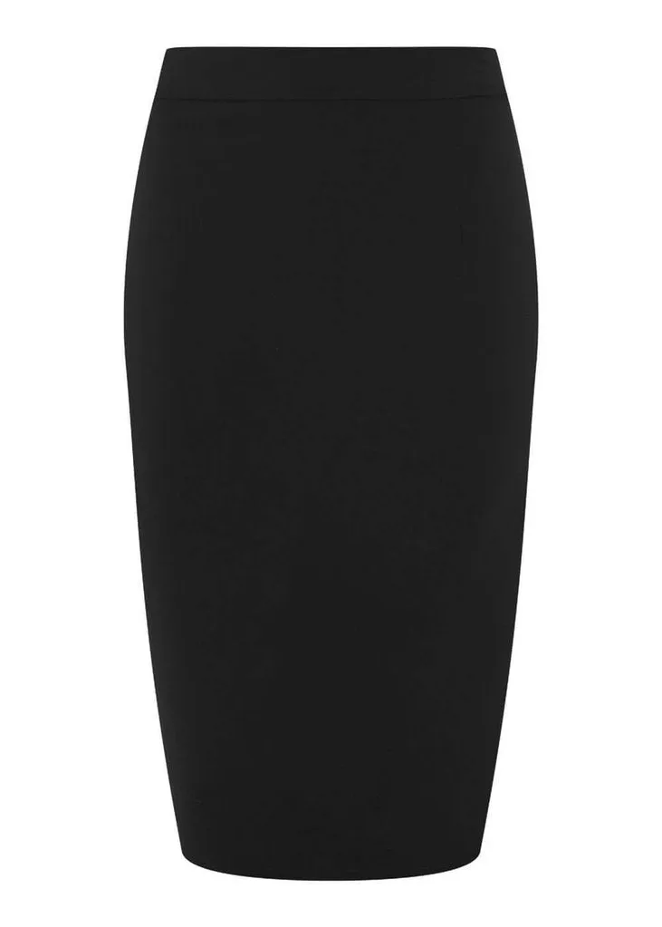 Collectif Polly Bengaline 50's Pencil Skirt Black