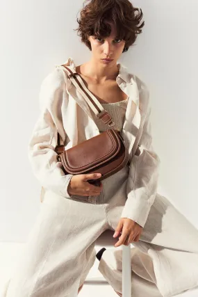 Crossbody saddle bag - Brown - Ladies | H&M GB