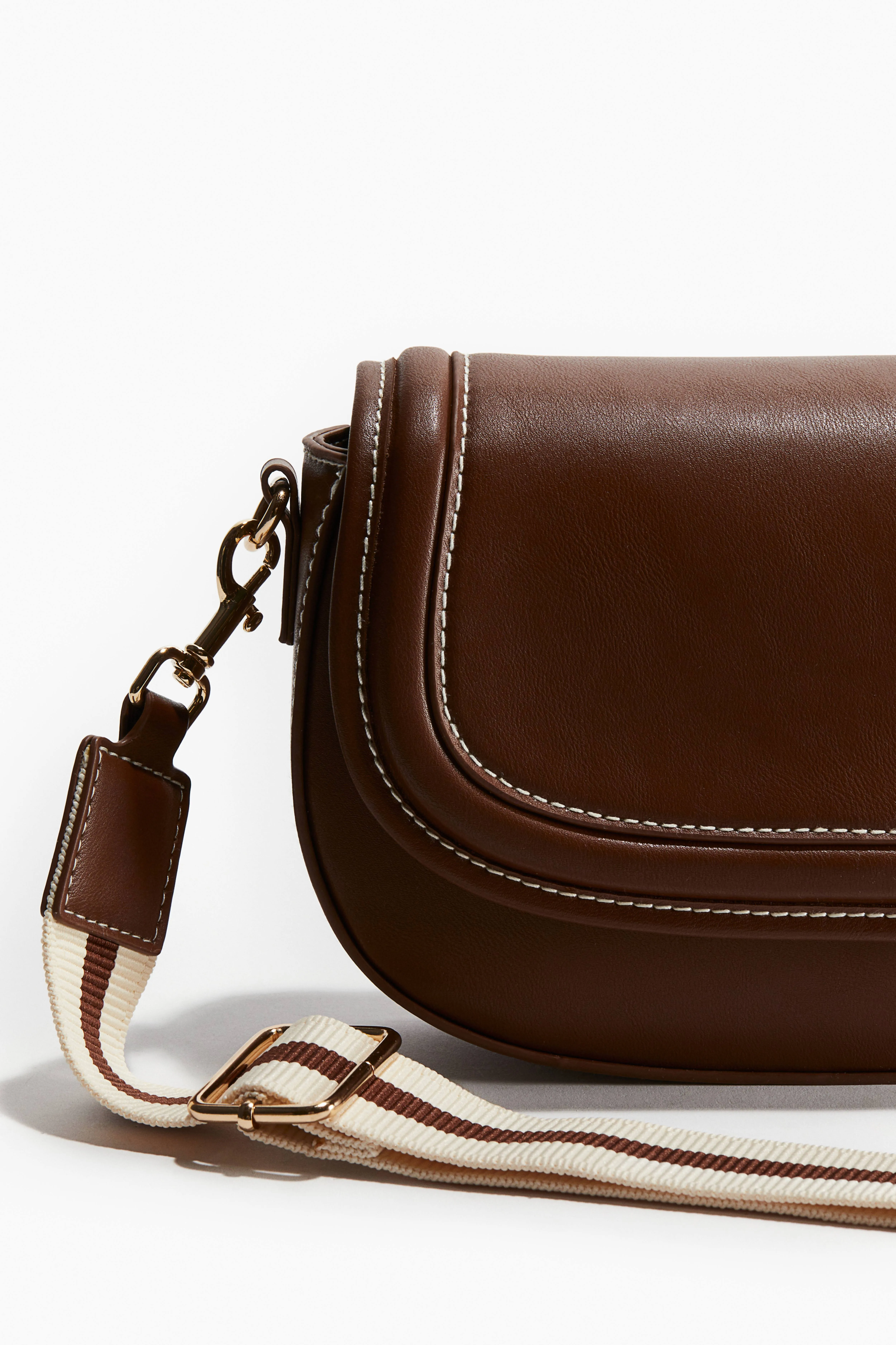 Crossbody saddle bag - Brown - Ladies | H&M GB