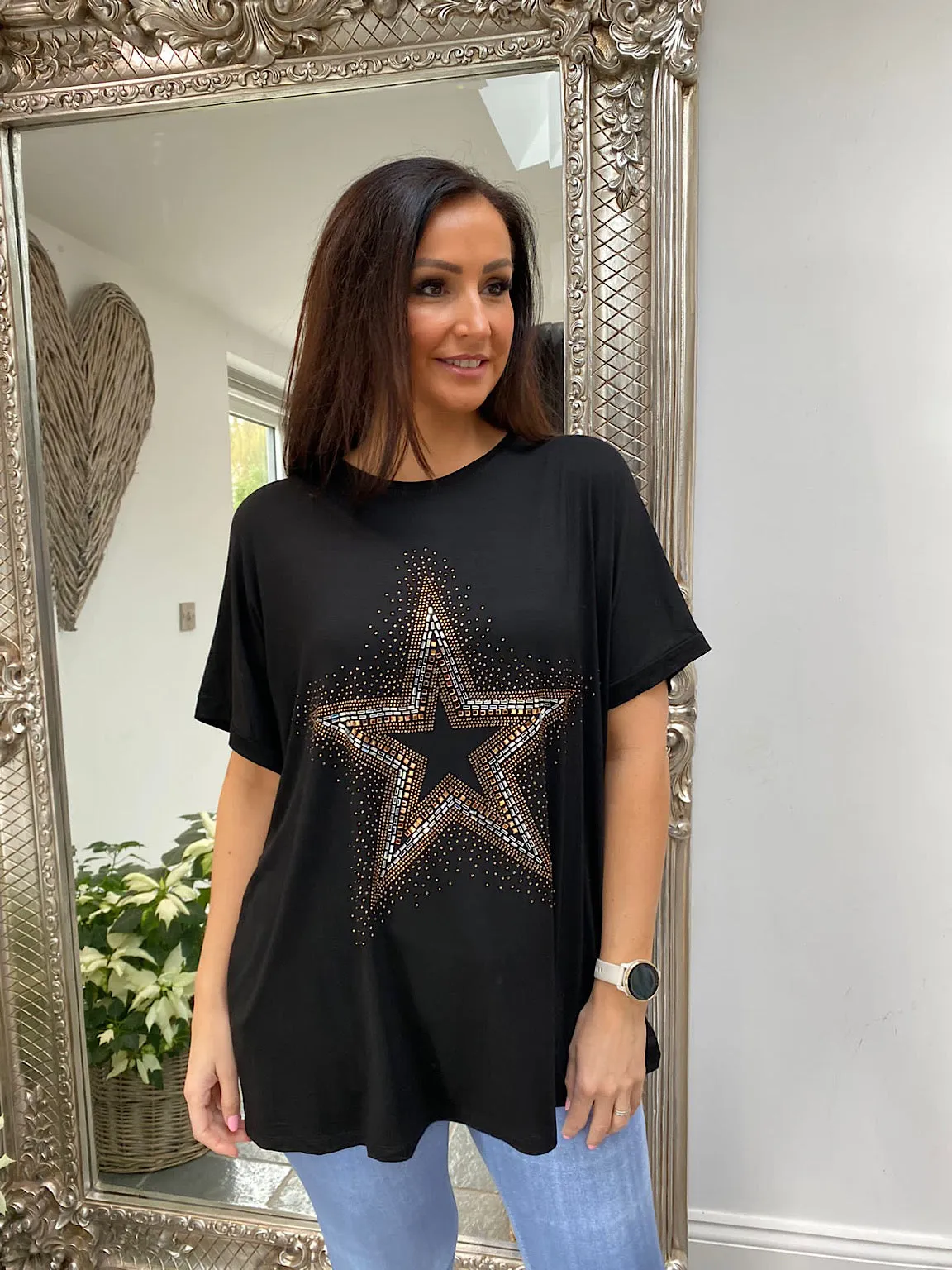 Diamante Star Top Fiona