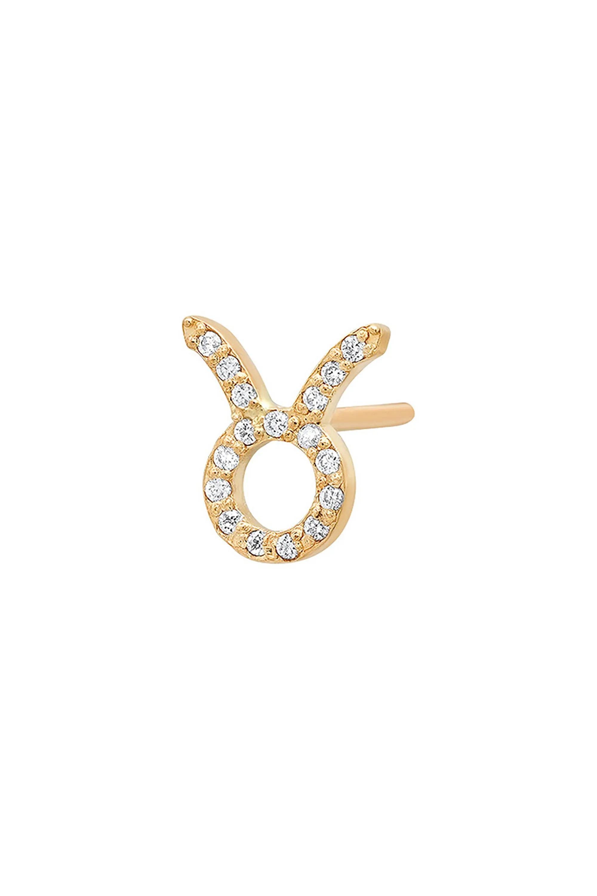 Diamond Taurus Earring