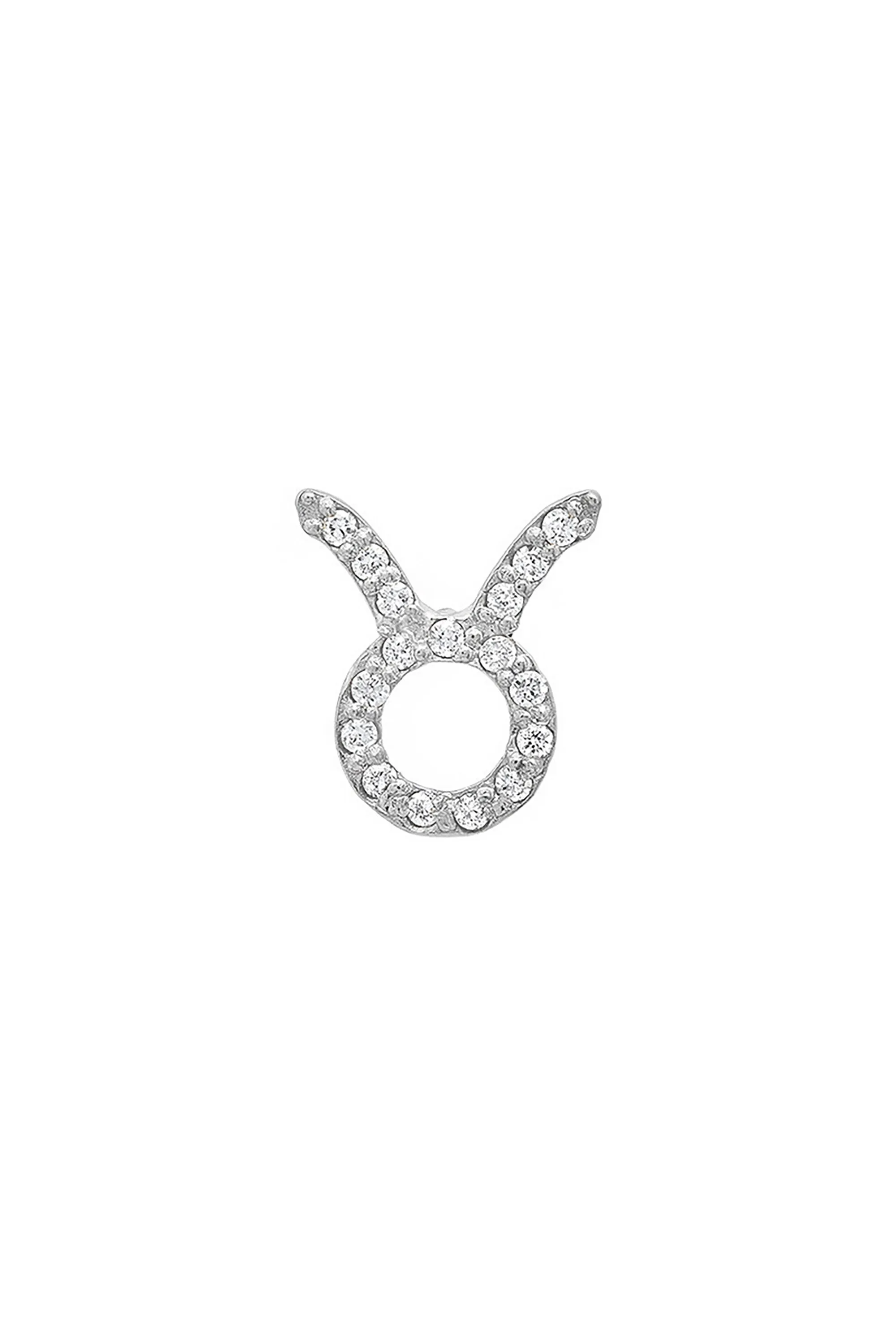 Diamond Taurus Earring