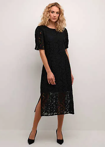 Ebana Short Sleeve Lace Cocktail Dress by Cream | Look Again