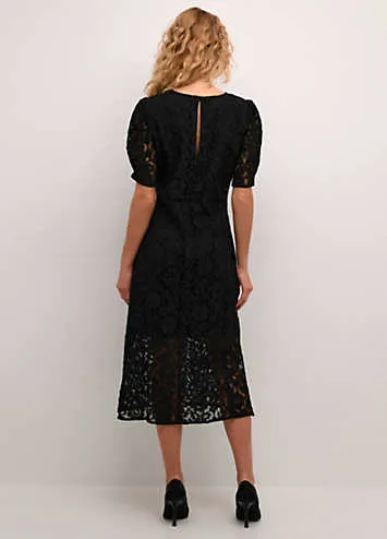 Ebana Short Sleeve Lace Cocktail Dress by Cream | Look Again