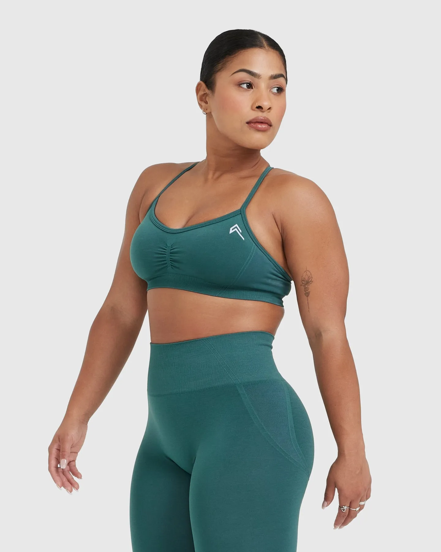 Effortless Strappy Bralette | Marine Teal