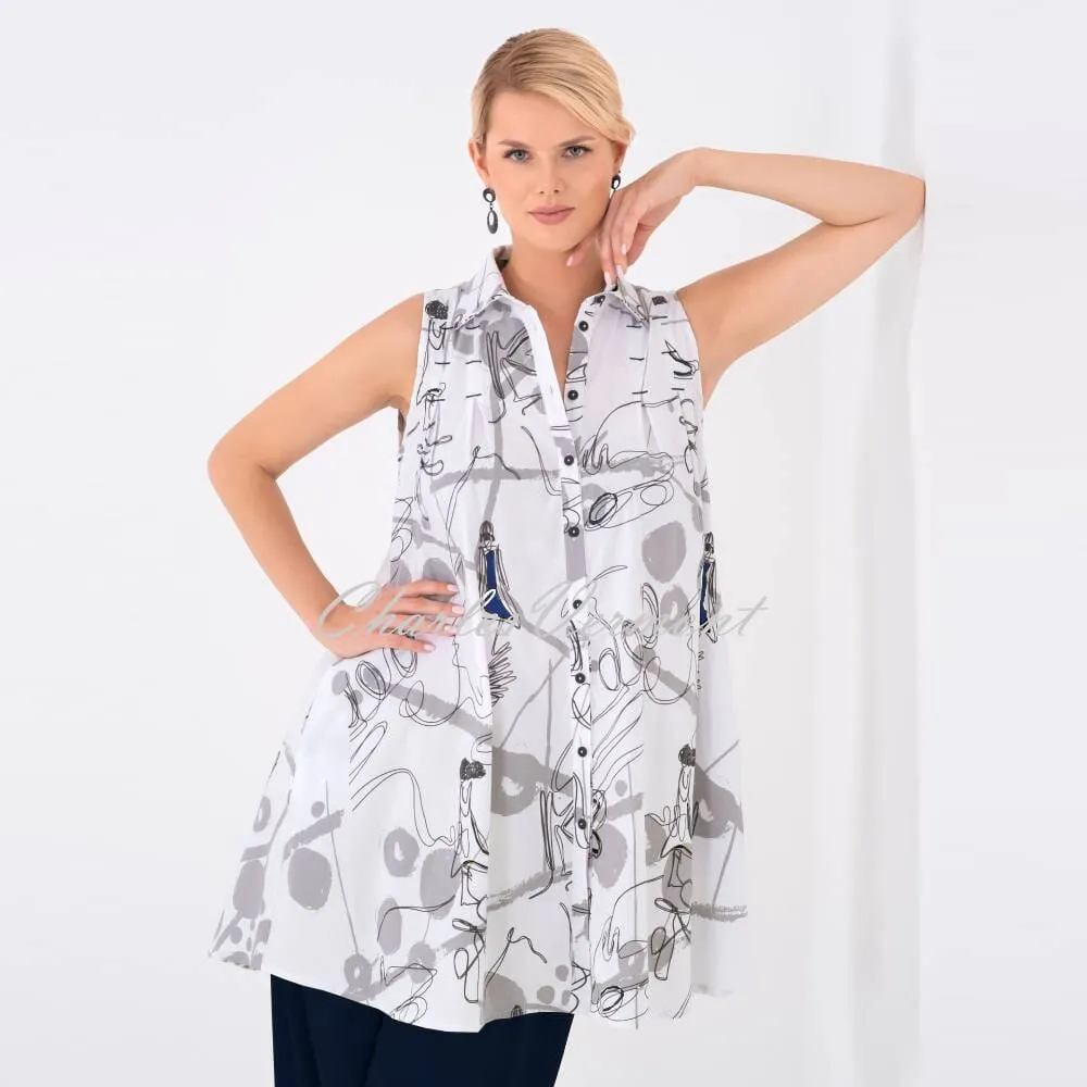 EverSassy Sleeveless Tunic – Style 62650 (Navy)