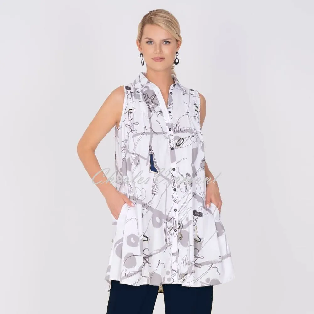 EverSassy Sleeveless Tunic – Style 62650 (Navy)