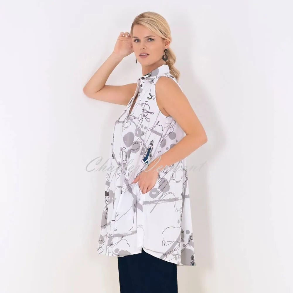 EverSassy Sleeveless Tunic – Style 62650 (Navy)