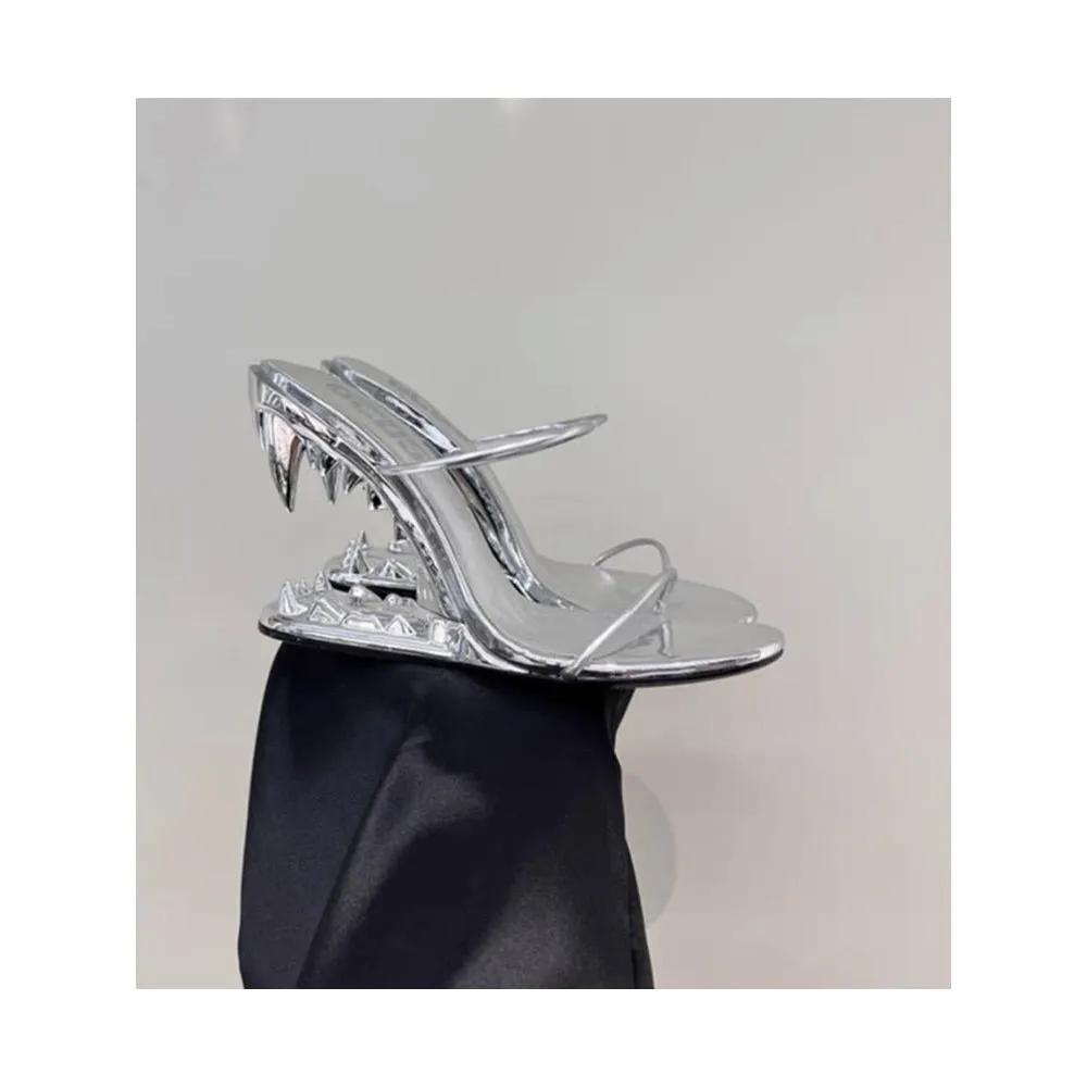 FANG TOOTH HEELS