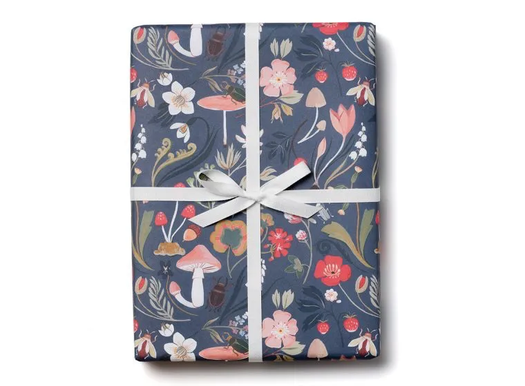 Forest Blue Wrap Paper Sheet (Pick Up Only)