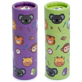 Fun Kids Colouring Pencil Tube - Adoramals Zoo PCASE48