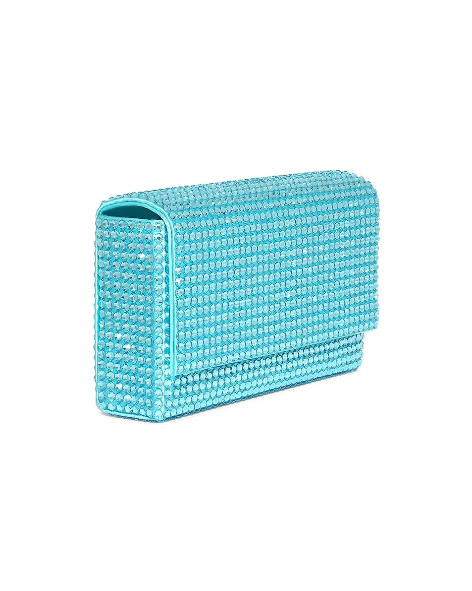 FWRD Renew AMINA MUADDI Superamini Paloma Satin Clutch -        