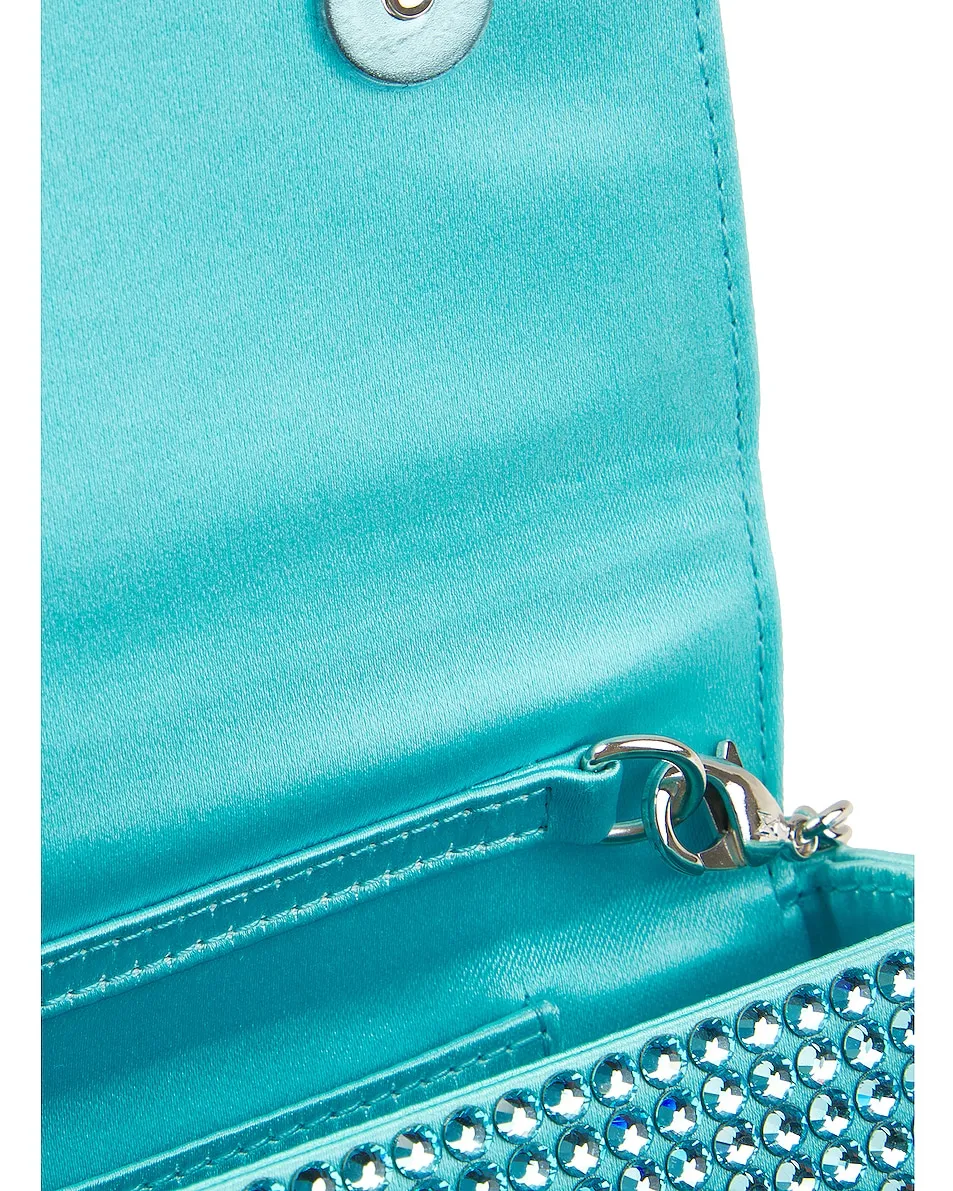 FWRD Renew AMINA MUADDI Superamini Paloma Satin Clutch -        