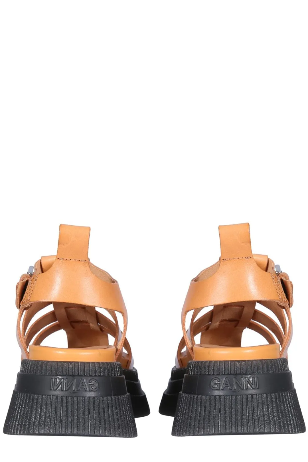 Ganni Strappy Platform Sandals