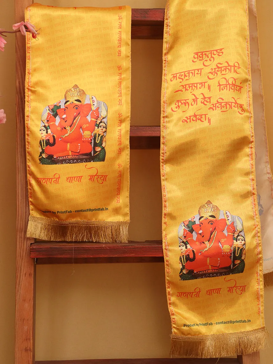 Ganpati Ashirwad Stoles: Faithful Fashion for the Modern Devotee ( Set Of 10 )