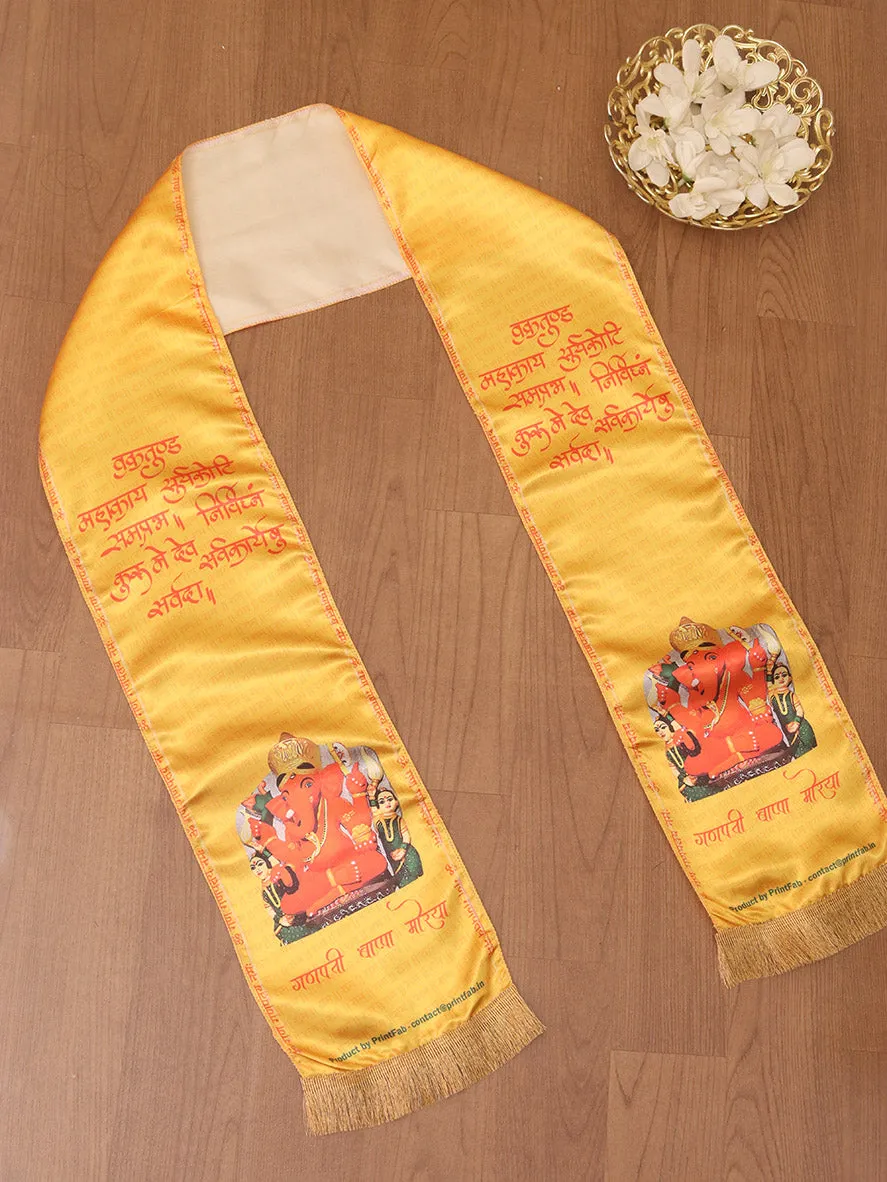 Ganpati Ashirwad Stoles: Faithful Fashion for the Modern Devotee ( Set Of 10 )