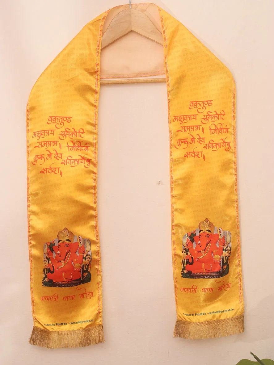 Ganpati Ashirwad Stoles: Faithful Fashion for the Modern Devotee ( Set Of 10 )