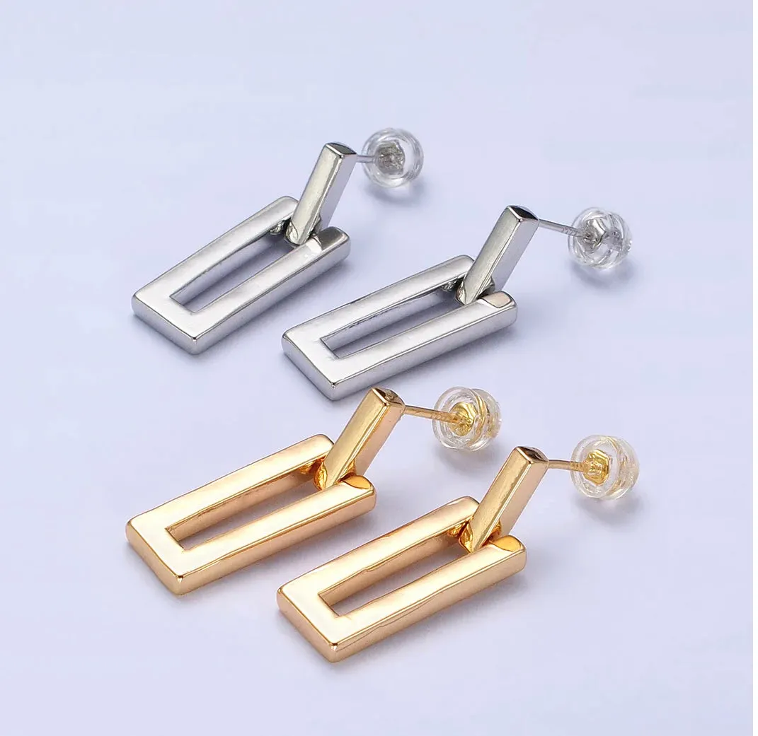 Geometric Bar Drop Dangle Earring