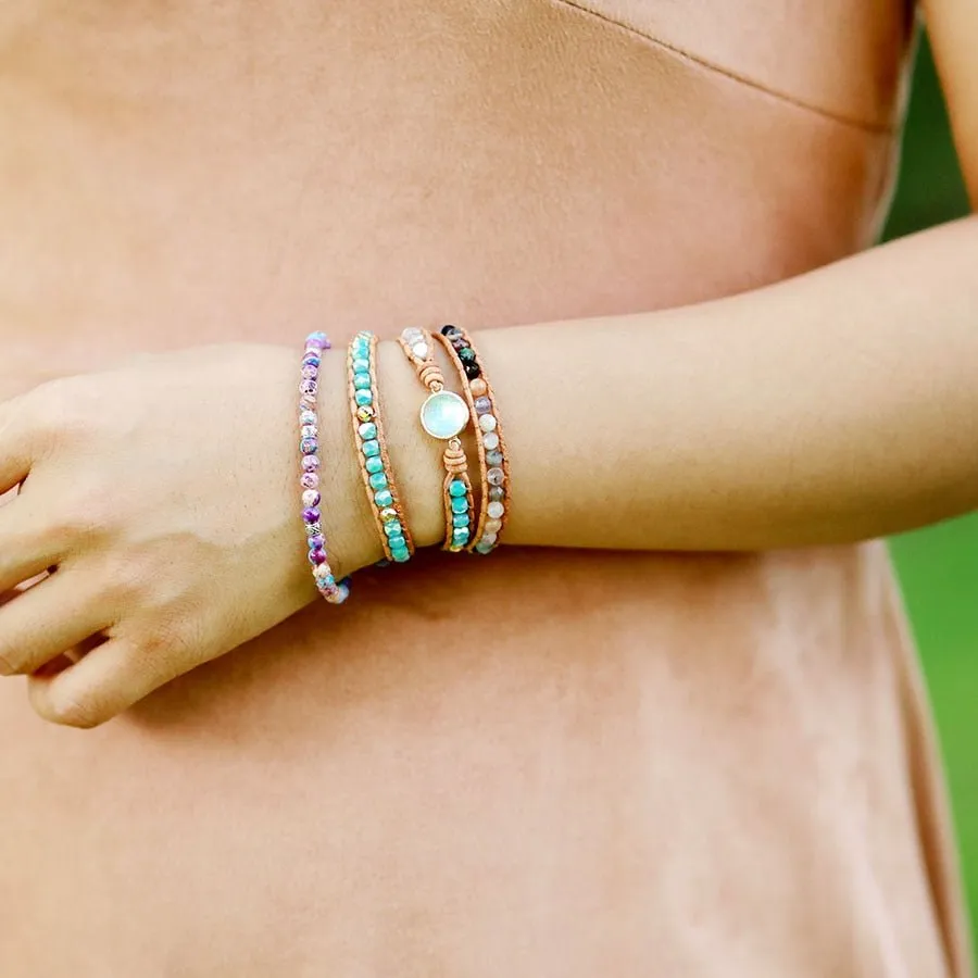 Healing Opal Protection Wrap Bracelet