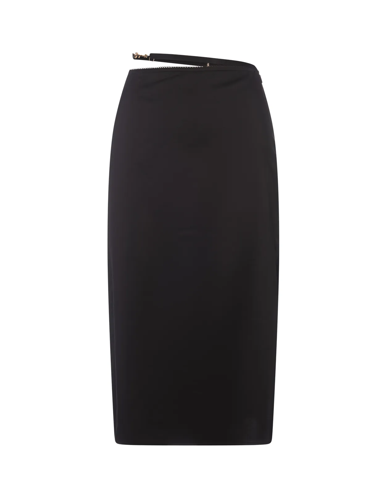 JACQUEMUS Black La Jupe Notte Midi Skirt