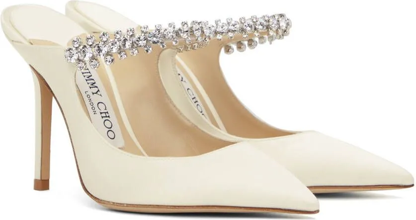 Jimmy Choo Off-White Bing 100 Heels