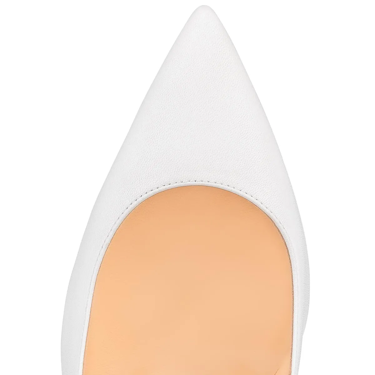 Kate 100 mm Pumps - Nappa leather - Bianco - Women