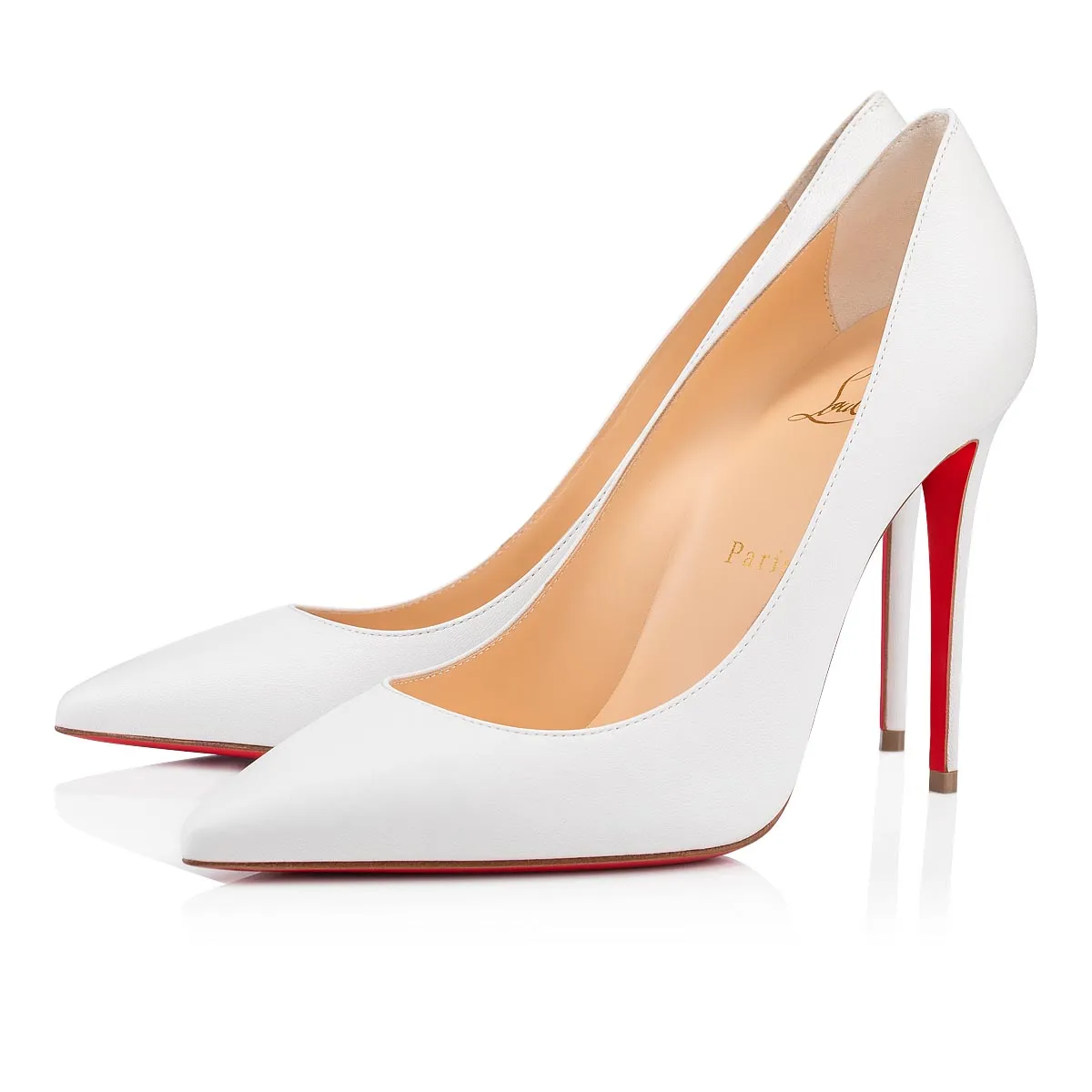 Kate 100 mm Pumps - Nappa leather - Bianco - Women