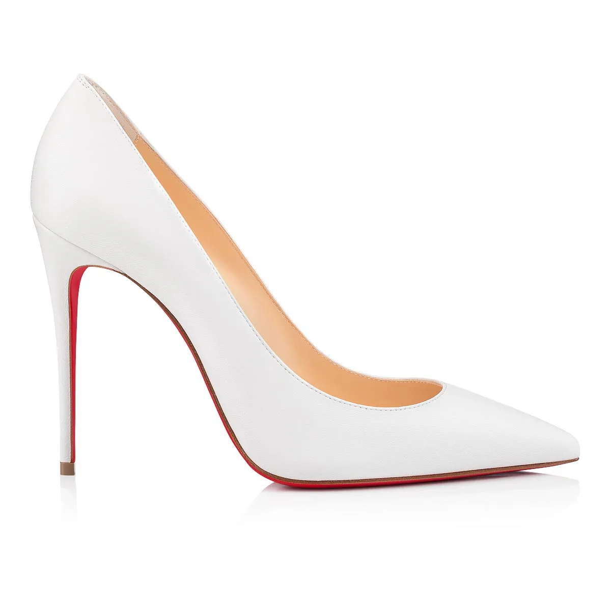 Kate 100 mm Pumps - Nappa leather - Bianco - Women