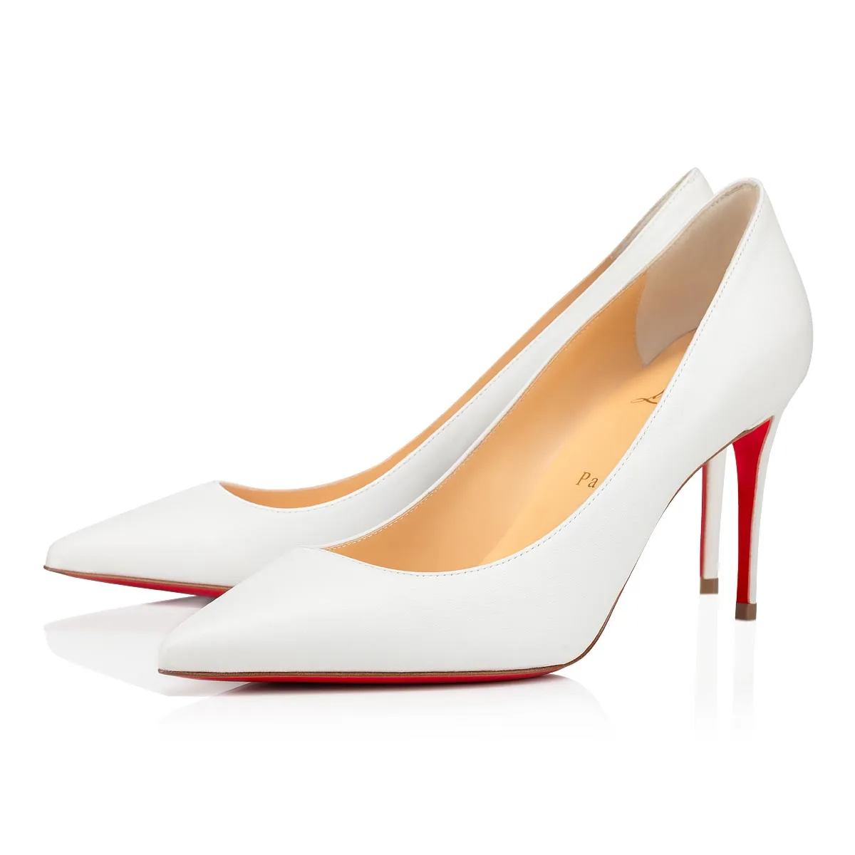 Kate 85 mm Pumps - Nappa leather - Bianco - Women