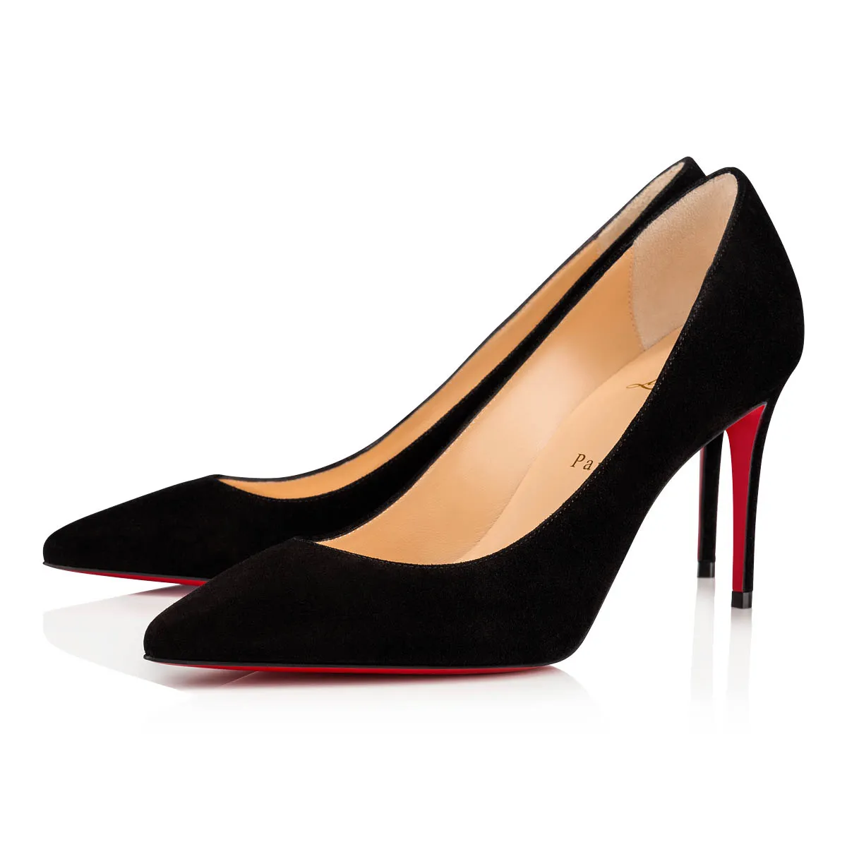 Kate 85 mm Pumps - Veau velours - Black - Women