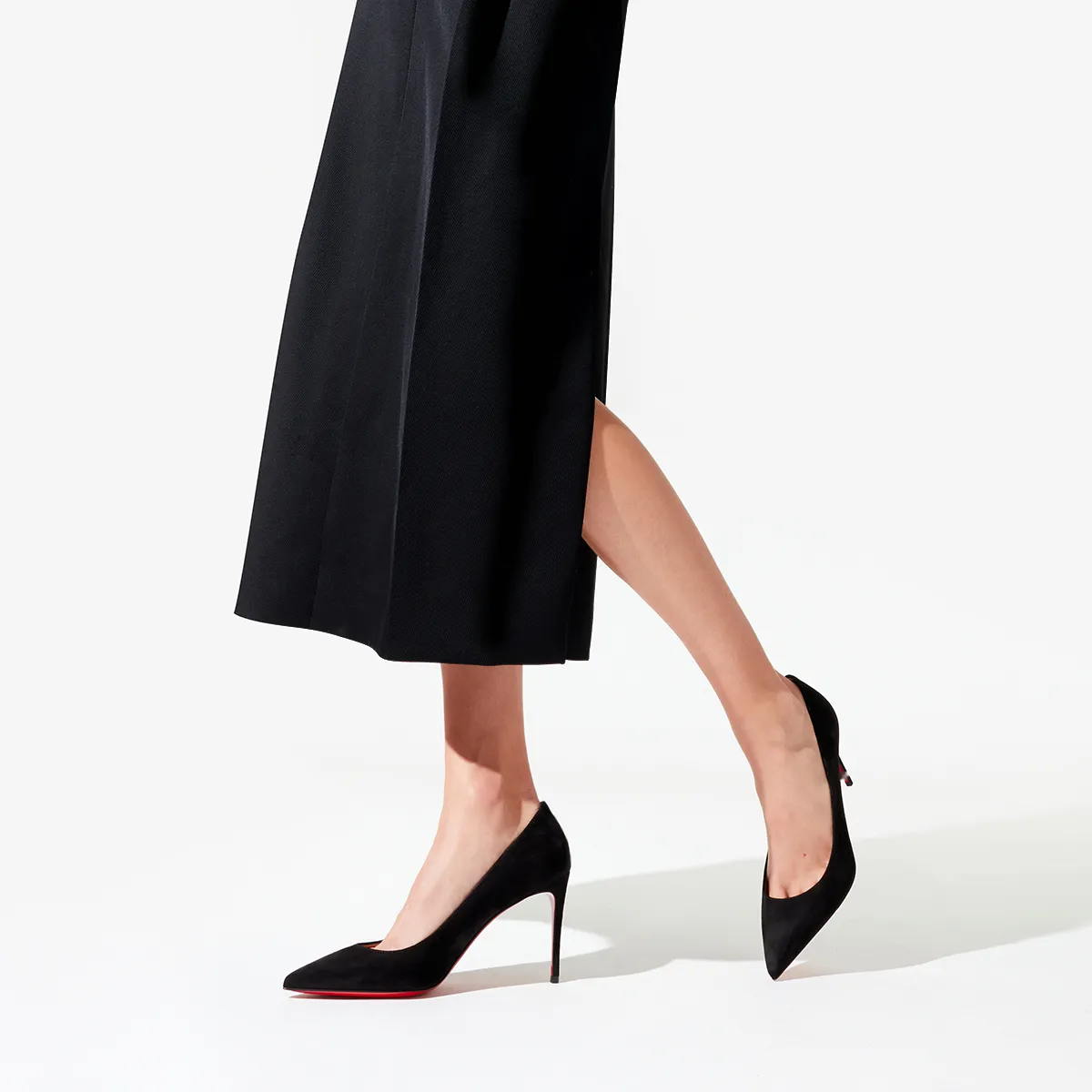 Kate 85 mm Pumps - Veau velours - Black - Women