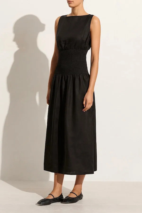 La Canella Midi Dress Black