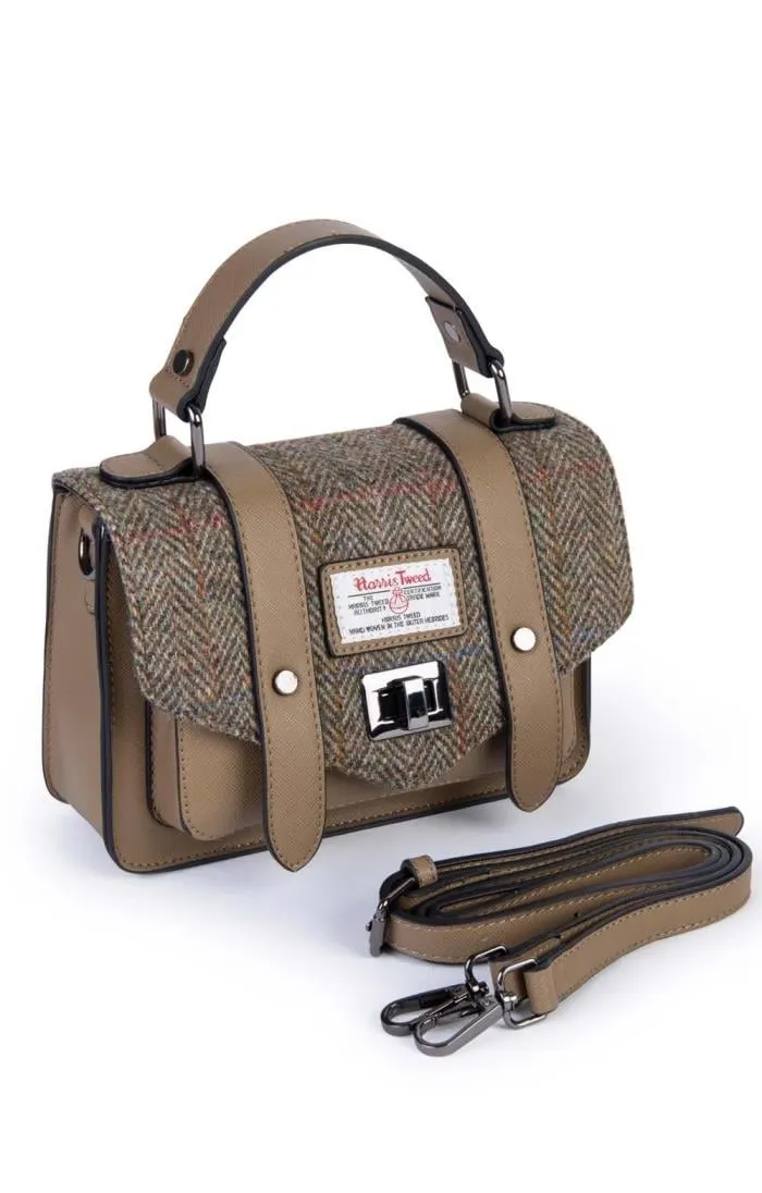 Ladies Mini Harris Tweed Satchel