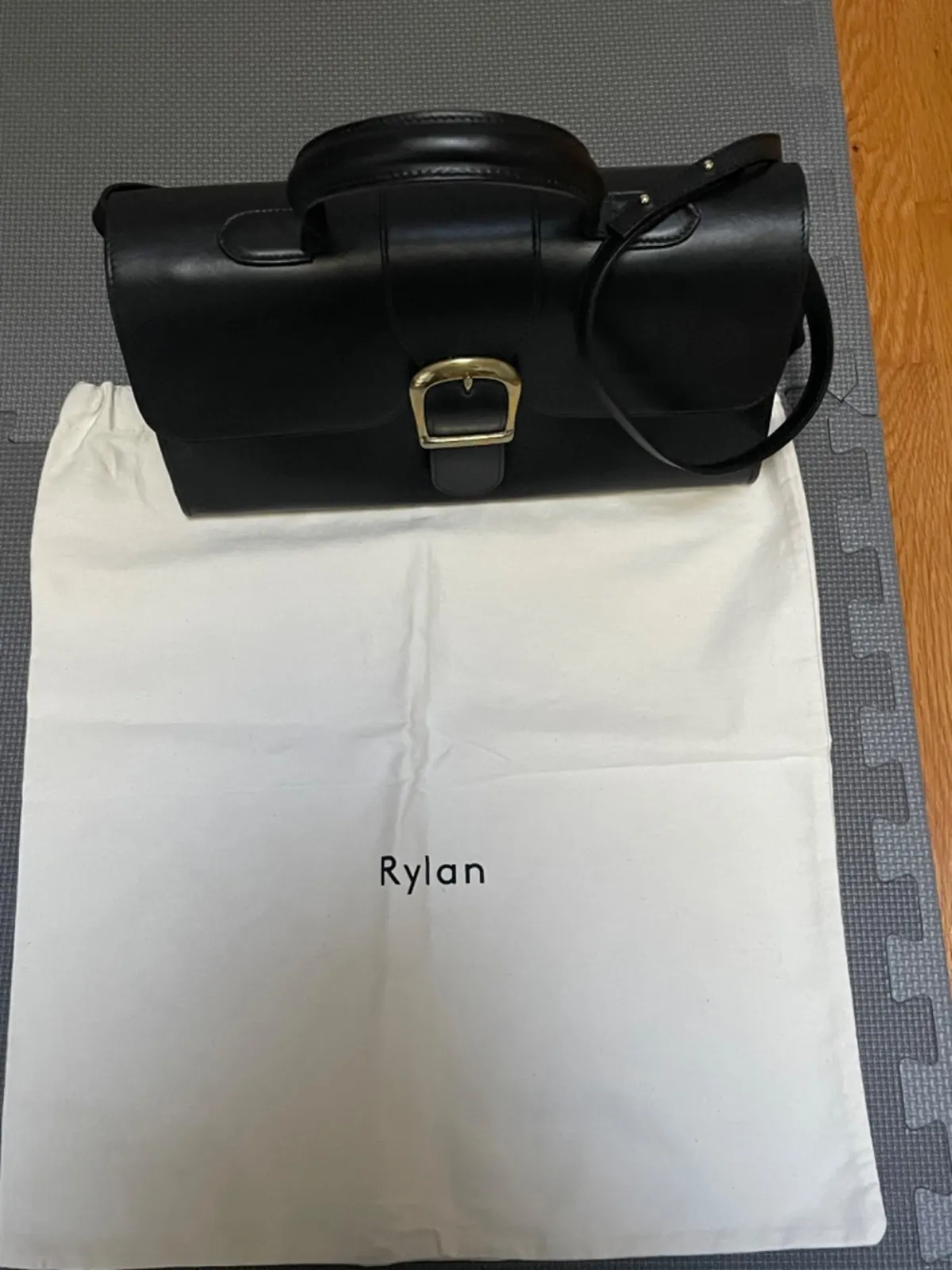 LARGE SATCHEL BAG - BLACK