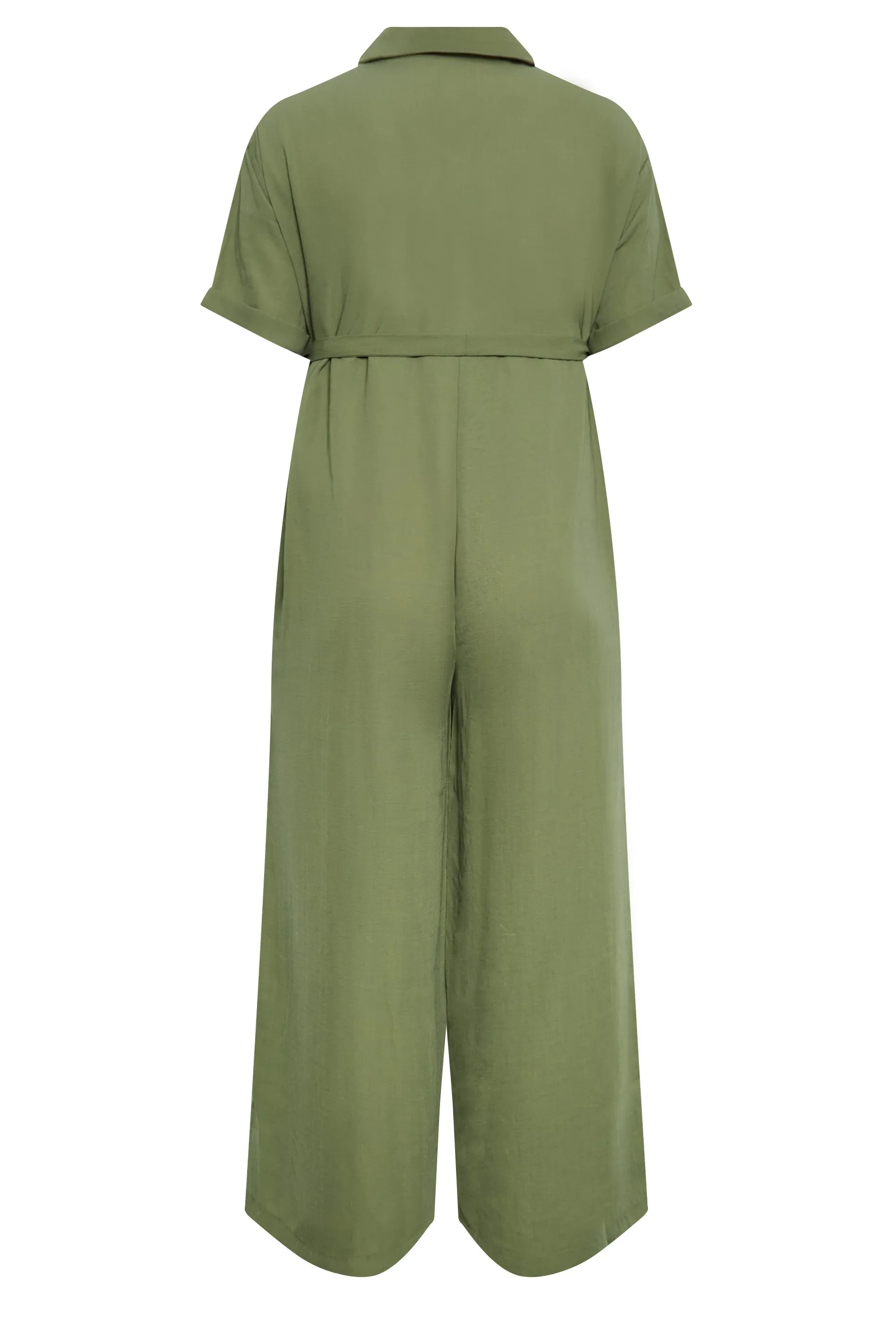 LIMITED COLLECTION Curve Khaki Green Jumpsuit