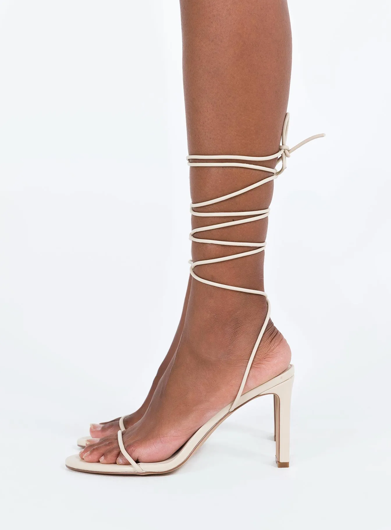 Lomond Strappy Heels Beige