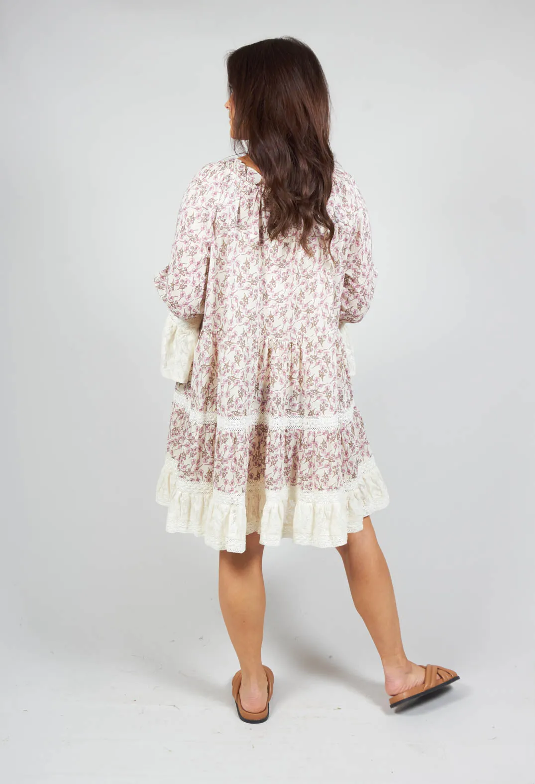 Long Sleeve Tunic in Floral Rosa Print