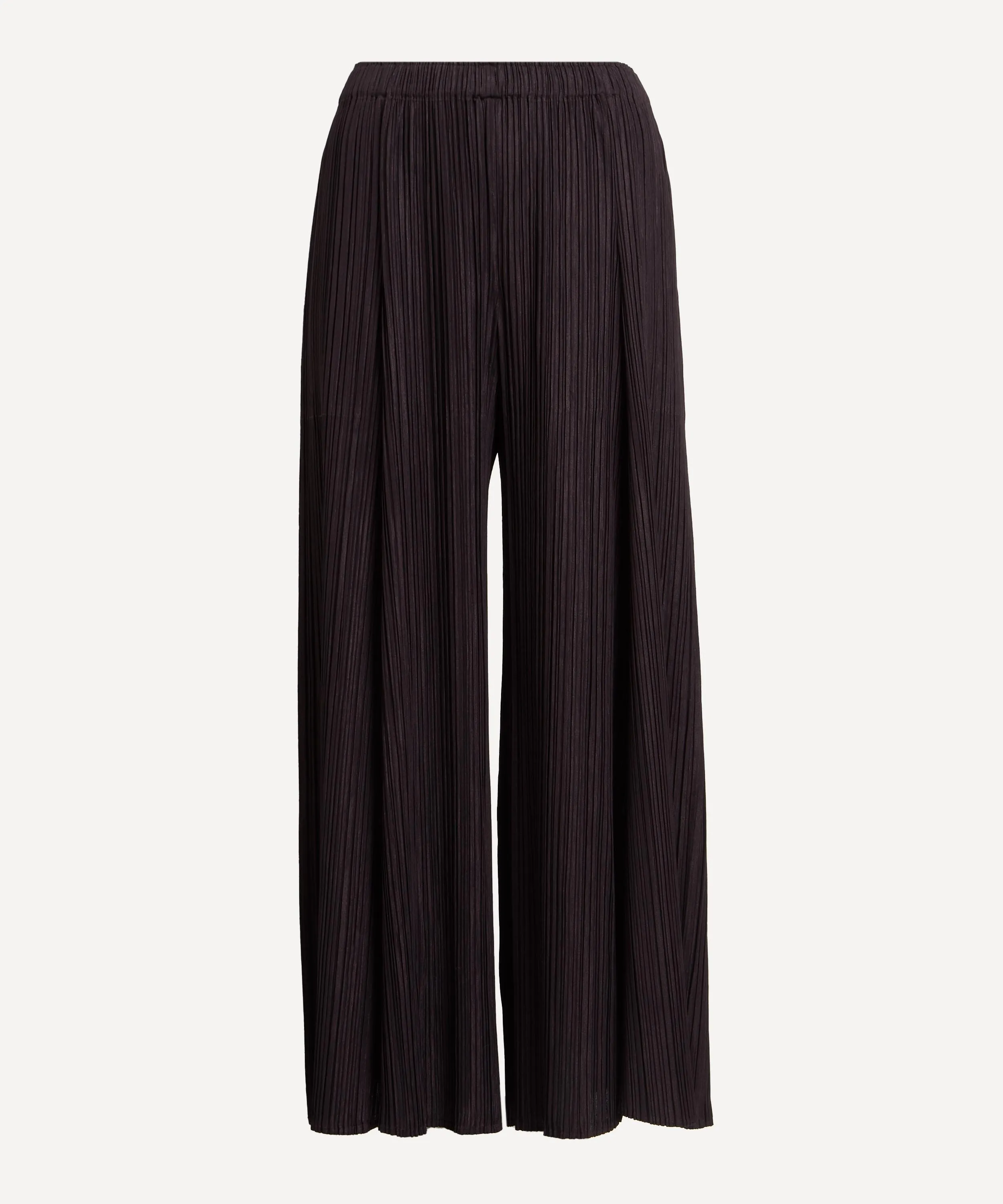 MELLOW PLEATS Pleated Wide-Leg Trousers